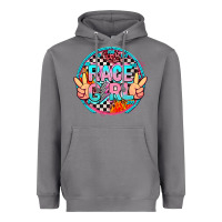 Storm race girl with leopard and peace hand Heavyweight Hoodie - AdoDesignShop