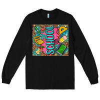 Black teacher  School Long Sleeve Tee - AdoDesignShop