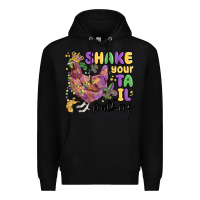 Black shake your tail feathers Premium Hoodie - MaliasSmallBusiness