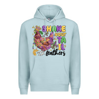 Blue Mist shake your tail feathers Premium Hoodie - MaliasSmallBusiness
