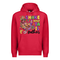 Cardinal shake your tail feathers Premium Hoodie - MaliasSmallBusiness