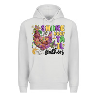 Dove Grey shake your tail feathers Premium Hoodie - MaliasSmallBusiness