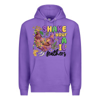 Purple shake your tail feathers Premium Hoodie - MaliasSmallBusiness