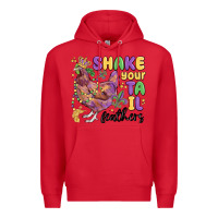Red shake your tail feathers Premium Hoodie - MaliasSmallBusiness