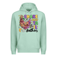 Seafoam shake your tail feathers Premium Hoodie - MaliasSmallBusiness