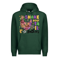 Sports Green shake your tail feathers Premium Hoodie - MaliasSmallBusiness
