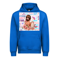 Cobalt positive affirmations girl Urban Hoodie - MaliasSmallBusiness