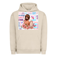 Pigment French Oak positive affirmations girl Urban Hoodie - MaliasSmallBusiness