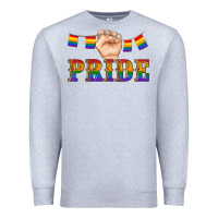 Heather Grey pride lgbtq Premium Sweatshirt - Artiststas