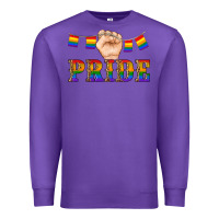 Purple pride lgbtq Premium Sweatshirt - Artiststas
