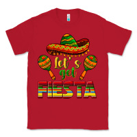 Red Let's Get Fiesta Classic Tee - texasbilliewilder