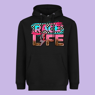 Race Life Heavyweight Hoodie Designed By Adodesignshop