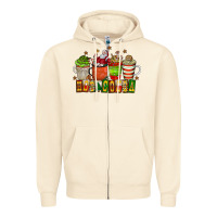Sandshell hot cocoa Zipper Hoodie - CowhideDigitalArt