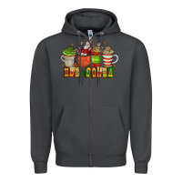 Smoke hot cocoa Zipper Hoodie - CowhideDigitalArt