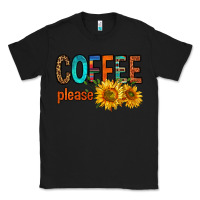 Black coffee please western doodle letters Classic Tee - FaDigitalArtStudio