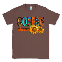 Chestnut coffee please western doodle letters Classic Tee - FaDigitalArtStudio