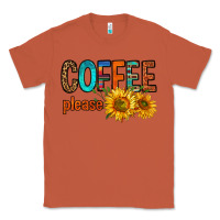 Copper coffee please western doodle letters Classic Tee - FaDigitalArtStudio