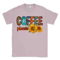 Lilac coffee please western doodle letters Classic Tee - FaDigitalArtStudio