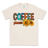 Natural coffee please western doodle letters Classic Tee - FaDigitalArtStudio