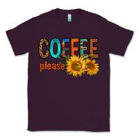 Plum coffee please western doodle letters Classic Tee - FaDigitalArtStudio