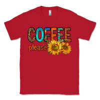 Red coffee please western doodle letters Classic Tee - FaDigitalArtStudio