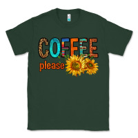 Sports Green coffee please western doodle letters Classic Tee - FaDigitalArtStudio