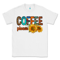 White coffee please western doodle letters Classic Tee - FaDigitalArtStudio