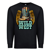 Black wild west Premium Sweatshirt - JahusDesignShop