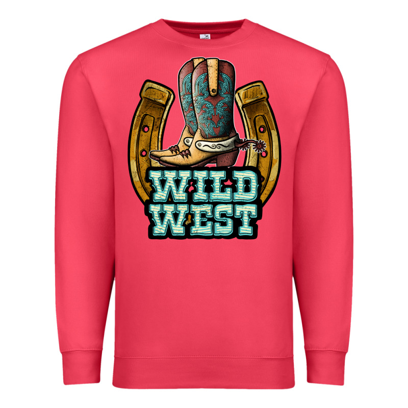 Wild West Premium Sweatshirt by JahusDesignShop | Teevron