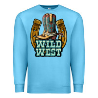 Ocean Blue wild west Premium Sweatshirt - JahusDesignShop