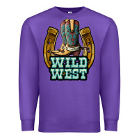 Purple wild west Premium Sweatshirt - JahusDesignShop