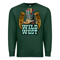 Sports Green wild west Premium Sweatshirt - JahusDesignShop