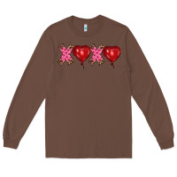 Chestnut valentine's day xoxo heart balloon Long Sleeve Tee - RanaPortraitStore