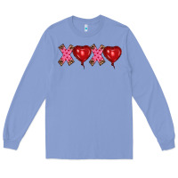 Colony Blue valentine's day xoxo heart balloon Long Sleeve Tee - RanaPortraitStore