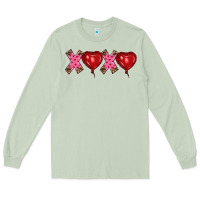 Matcha valentine's day xoxo heart balloon Long Sleeve Tee - RanaPortraitStore