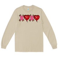 Mushroom valentine's day xoxo heart balloon Long Sleeve Tee - RanaPortraitStore