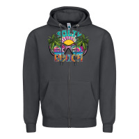 Smoke salty beach Zipper Hoodie - SublimationCraftShop