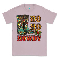 Lilac christmas cowboy boots ho ho howdy Classic Tee - RanaPortraitStore