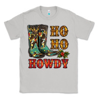 Moon Dust christmas cowboy boots ho ho howdy Classic Tee - RanaPortraitStore