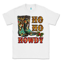 White christmas cowboy boots ho ho howdy Classic Tee - RanaPortraitStore