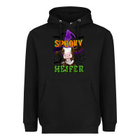 Black Spooky heifer halloween Heavyweight Hoodie - Artiststas
