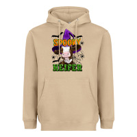 Spooky Heifer Halloween Heavyweight Hoodie | Teevron