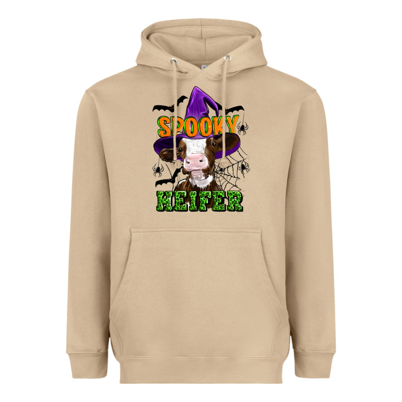 Spooky Heifer Halloween Heavyweight Hoodie by Artiststas | Teevron