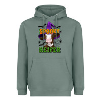 Sage Spooky heifer halloween Heavyweight Hoodie - Artiststas