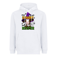 White Spooky heifer halloween Heavyweight Hoodie - Artiststas