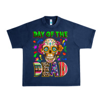 Navy Day of the dead Urban Heavy Tee - RanaPortraitStore