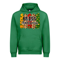 Emerald merry christmas brushstrokes Urban Hoodie - MaliasSmallBusiness