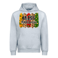 Heather Grey merry christmas brushstrokes Urban Hoodie - MaliasSmallBusiness