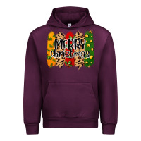 Mauve Wine merry christmas brushstrokes Urban Hoodie - MaliasSmallBusiness