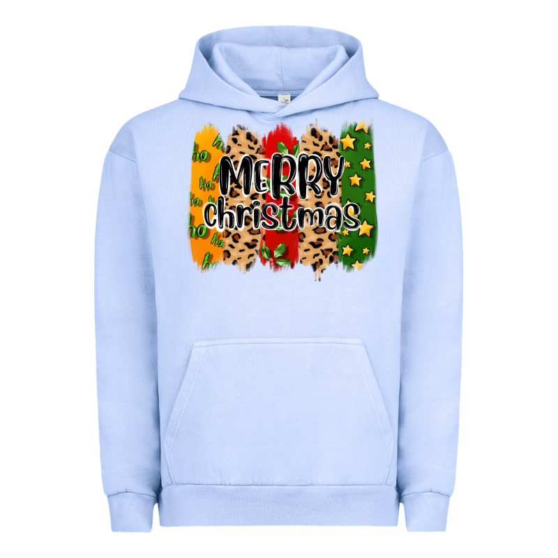 Merry Christmas Brushstrokes Urban Hoodie by MaliasSmallBusiness | Teevron